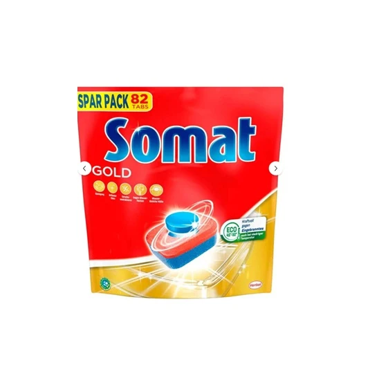 SOMAT DETERGENT CAPSULE MASINA VASE 82BUC GOLD 